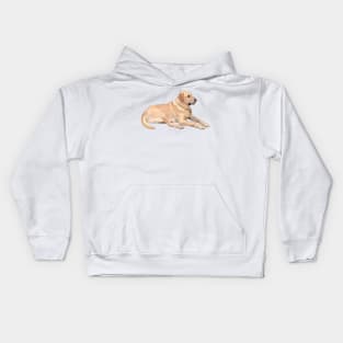 Yellow Labrador Kids Hoodie